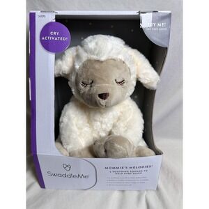 SwaddleMe Mommie's Melodies Plush Lamb Cry Activated Soothing Sleep Toy Baby